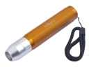 10CM Ruler CREE LED Mini Torch Yellow Light Waterproof Flashlight for Jade Appreciation - Orange